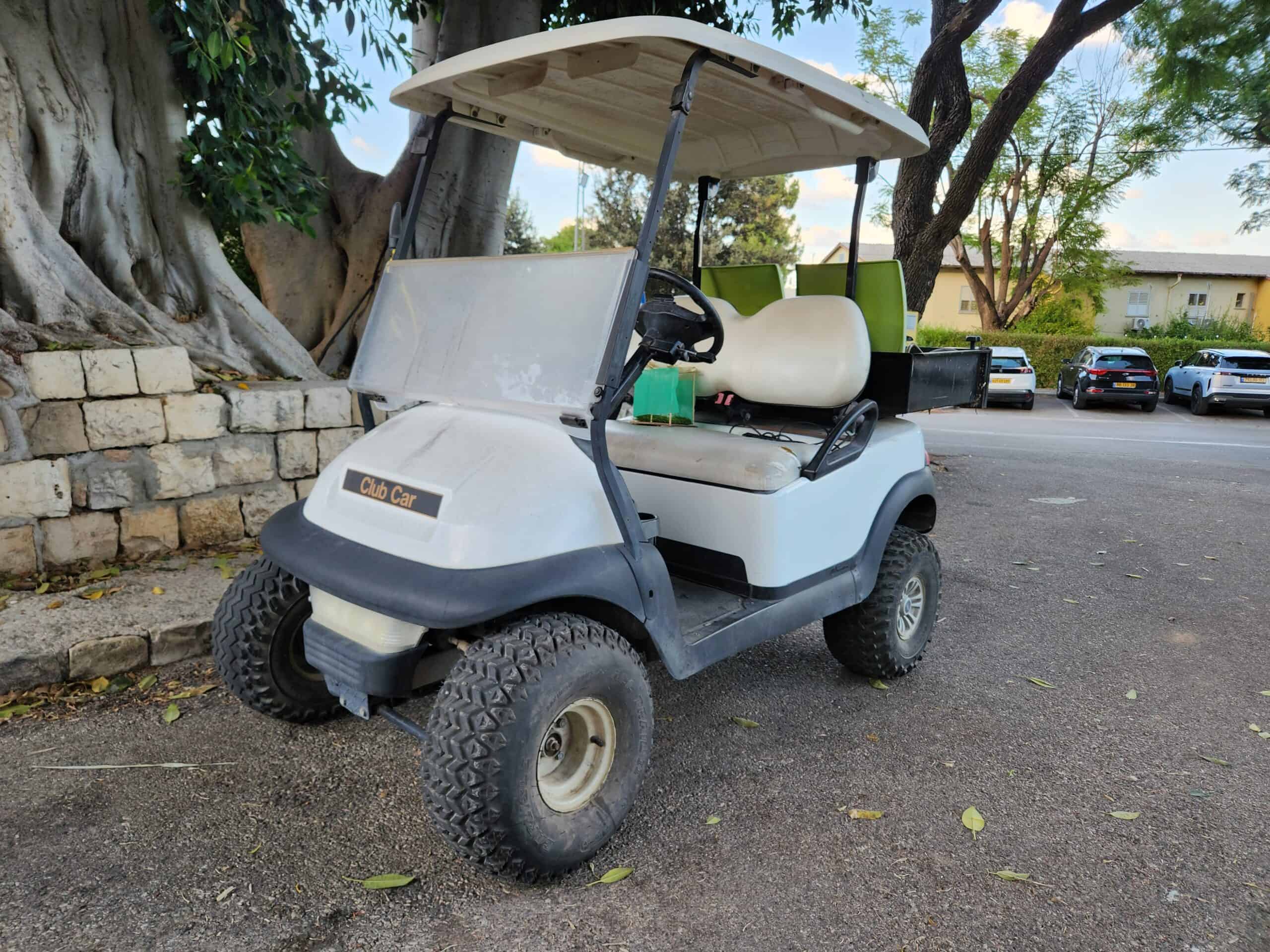 CLUB CAR מוגבה עם גלגלי שטח יד שנייה