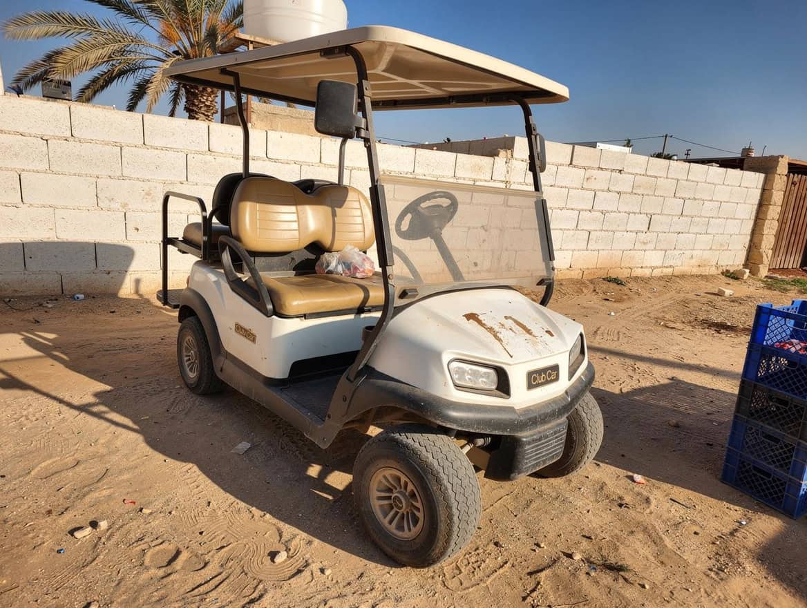 CLUB CAR מוגבה עם גלגלי שטח יד שנייה