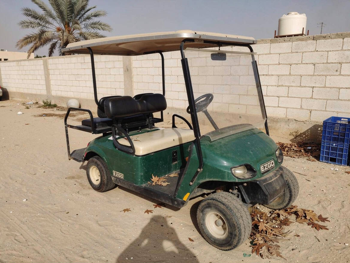 EZGO מוגבה עם גלגלי שטח יד שנייה