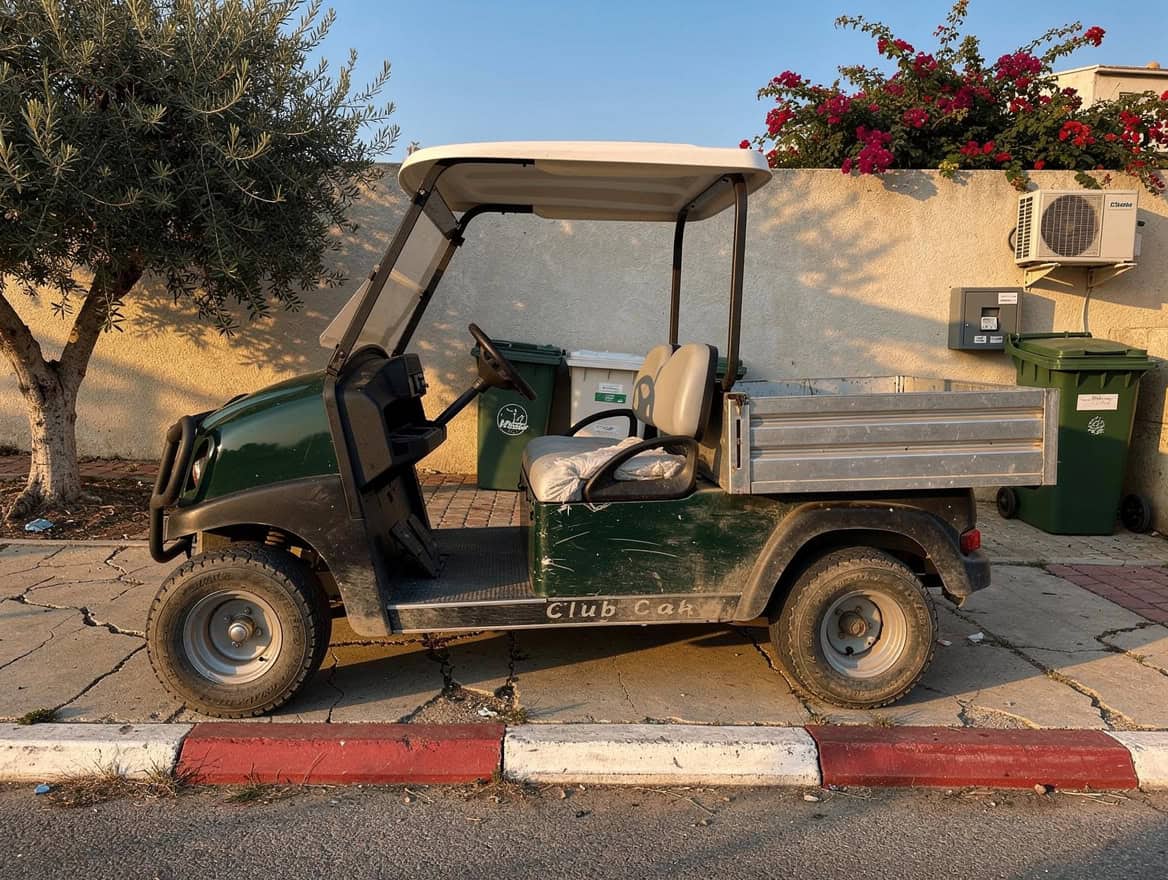 קלאב קאר מוגבה עם גלגלי שטח יד שנייה
