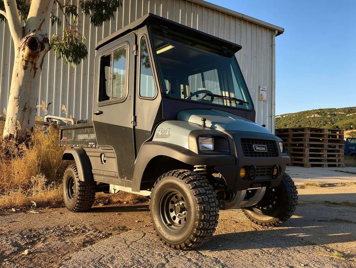 Club Car עם ארגז אחורי כחדש