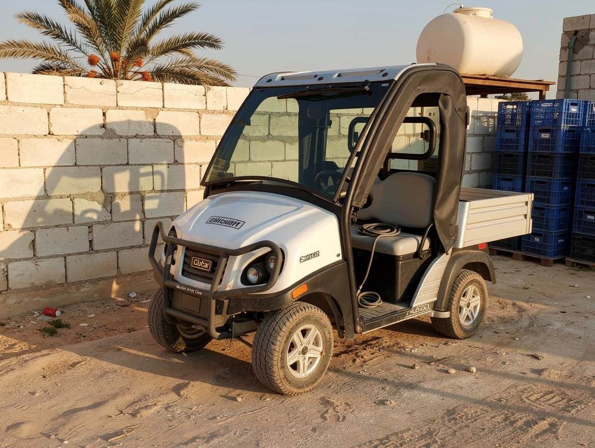 CLUB CAR עם גלגלי שטח