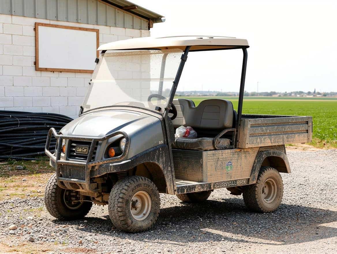 Club Car עם ארגז אחורי