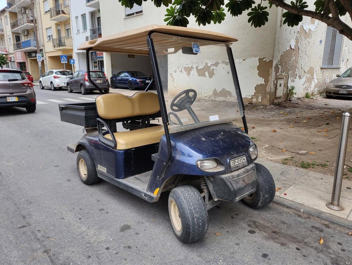 ezgo עם ארגז אחורי יד שנייה 2017 בבת ים